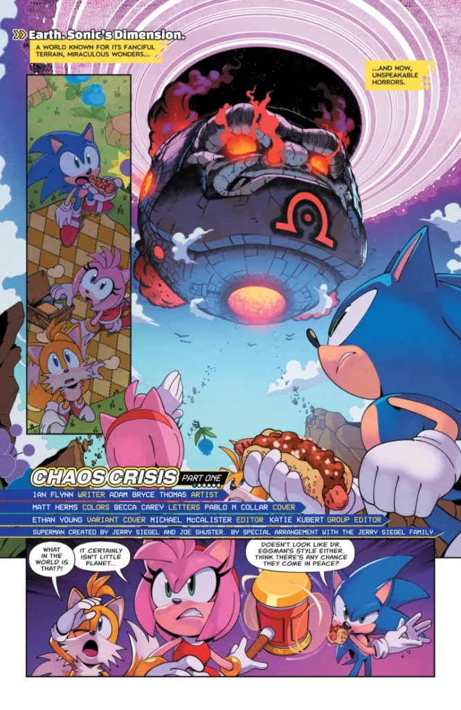O CROSSOVER ENTRE A LIGA DA JUSTIÇA DA DC E O UNIVERSO DOS QUADRINHOS DO SONIC