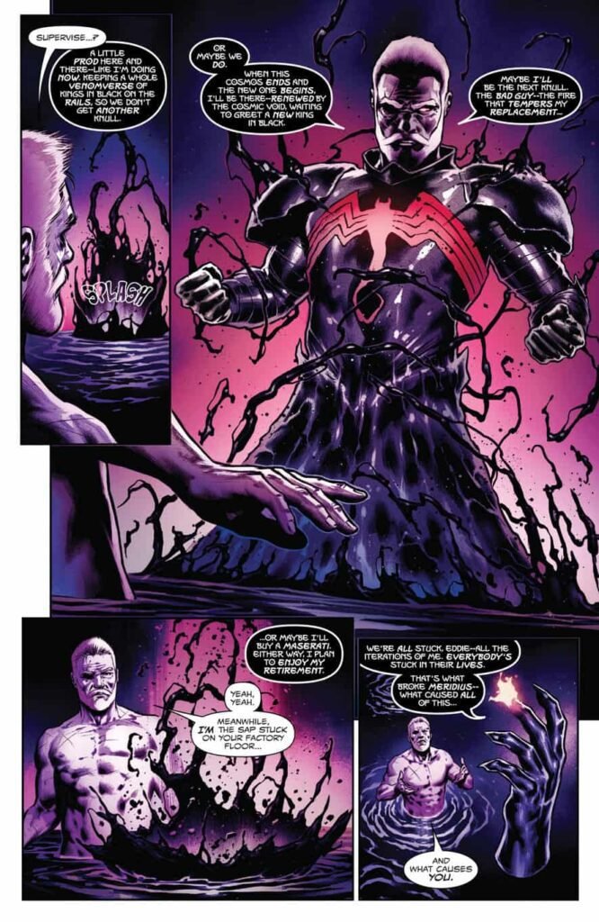 Eddie Brock rei de preto