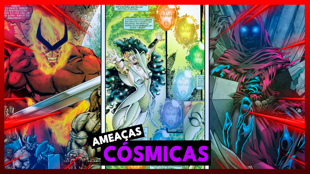 Os 10 Vilões Mais Poderosos da Marvel: Entidades Cósmicas Que Quase Destruíram o Multiverso!