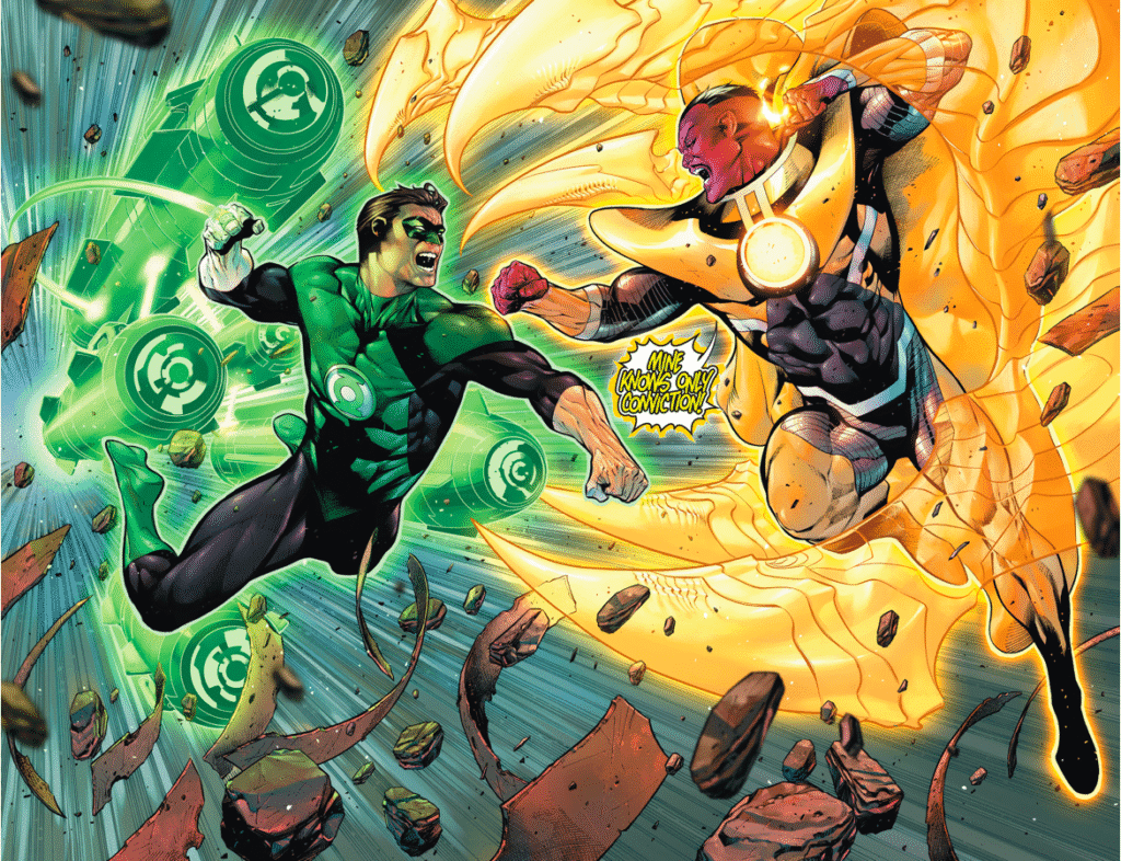 Hal Jordan vs Sinestro Luta