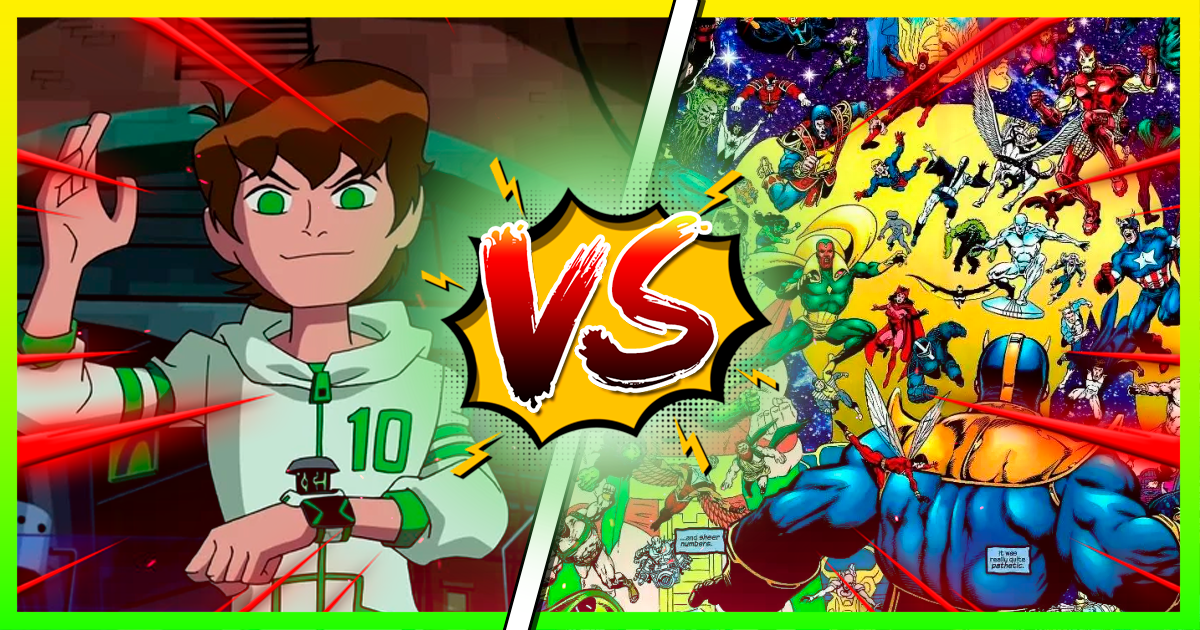 Ben 10 vs. Marvel: O Ranking Definitivo de Poder. Quem Venceria em Cada Nível de Força?