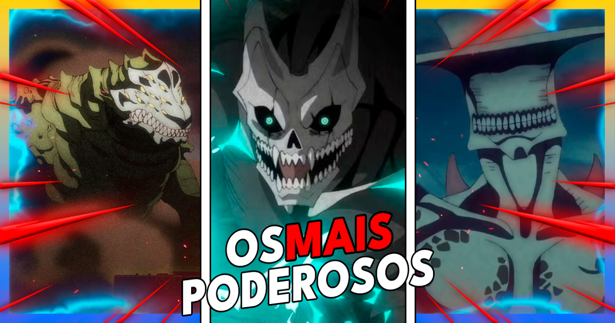 Os 15 Kaijus Identificados Mais Poderosos de Kaiju No. 8