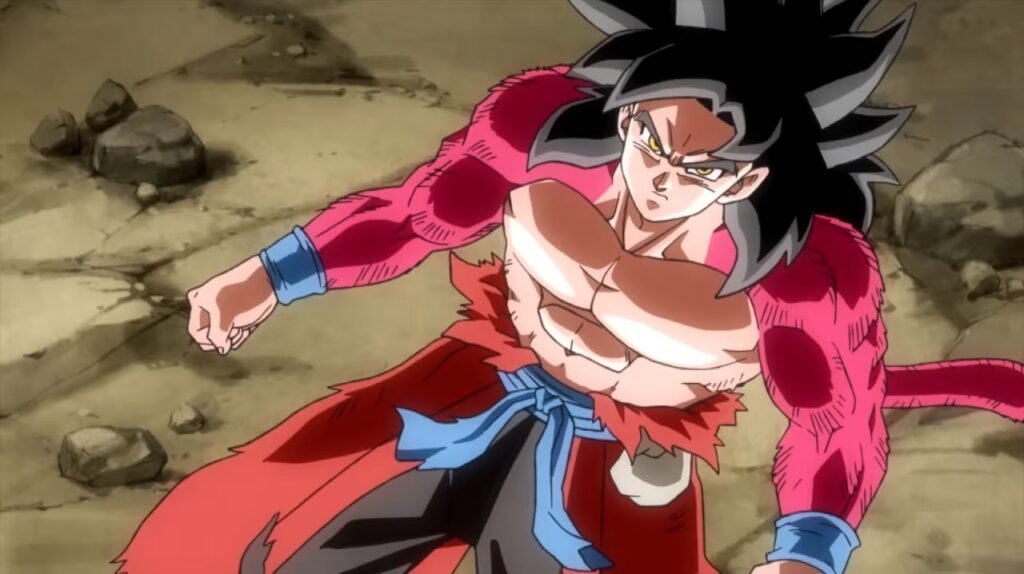 Super Saiyajin 4 transformações saiyajin